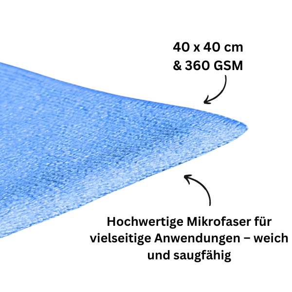 Allzweck-Mikrofassertücher 360 GSM